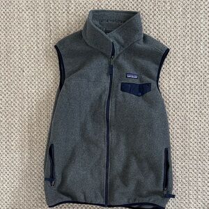 Men’s Patagonia Charcoal Fleece Vest, L